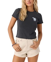O'Neill Juniors' Palm Meadow Short-Sleeve Cotton T-Shirt