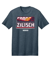 Trackhouse Racing Team Collection Men's Heather Navy Connor Zilisch Red Bull Car T-Shirt