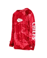 New Era Men's Red Kansas City Chiefs Realtree Xtreme Camo Raglan Long Sleeve Hooded Top