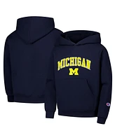 Champion Big Boys and Girls Navy Michigan Wolverines Campus Pullover Hoodie
