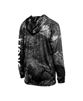 New Era Men's Black Detroit Lions Realtree Xtreme Camo Raglan Long Sleeve Hooded Top
