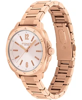 Coach Women's Kitt Rose Gold Stainless Steel Bracelet Watch, 34mm