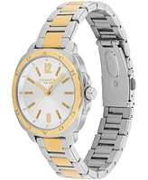 Coach Women's Kitt Two-Tone Stainless-Steel Bracelet Watch, 34mm