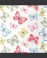 Touched by Nature Baby Girls Organic Cotton Long-Sleeve Gowns 3pk, Butterflies, 0-6 Months