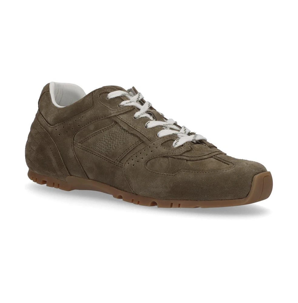 Tb.56 Suede Khaki Leather Sneakers