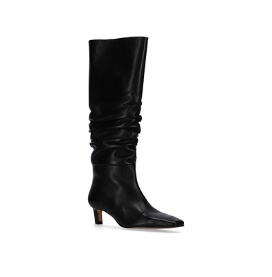 Kalila Black Leather Boots