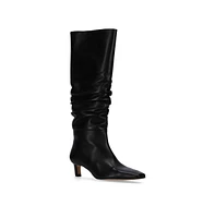 Kalila Black Leather Boots