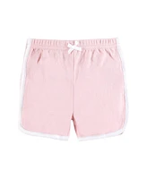 Hudson Baby Girls Shorts Bottoms 4-Pack, Coral, Months