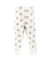Hudson Baby Boys Cotton Pants and Leggings, Cozy Cutie