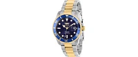 Invicta Women's Pro Diver Quartz 3 Hand Blue Dial Watch