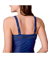 Free Country Women's High Neck Tankini Top