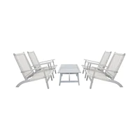 Deven 5 Pc Outdoor Living Set
