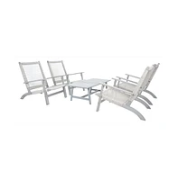 Deven 5 Pc Outdoor Living Set