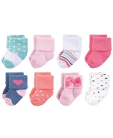 Little Treasure Baby Boys Cotton Rich Terry Socks 16-Pack