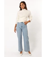 Petal and Pup Women's Tuilly Wrap Front Knit Sweater