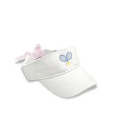 Bits & Bows Girls Tennis Bow Visor