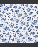 Hudson Baby Boys and Girls Cotton Poly Flannel Burp Cloths 8-Pack Set, Classic Floral, One Size