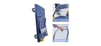 Platform Truck with 1320lb Weight Capacity and 360 Degree Swivel Wheels, Foldable Push Hand Cart for Loading and Storage