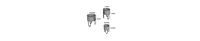 Industrial Planter Set – 3 Galvanized Tubs with Hairpin Metal Legs