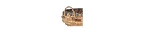 Decorative Storage Basket Set – Handwoven Water Hyacinth Fiber