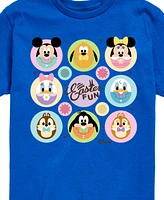 Hybrid Toddler Boys Disney Mickey Easter Characters Graphic T-Shirt