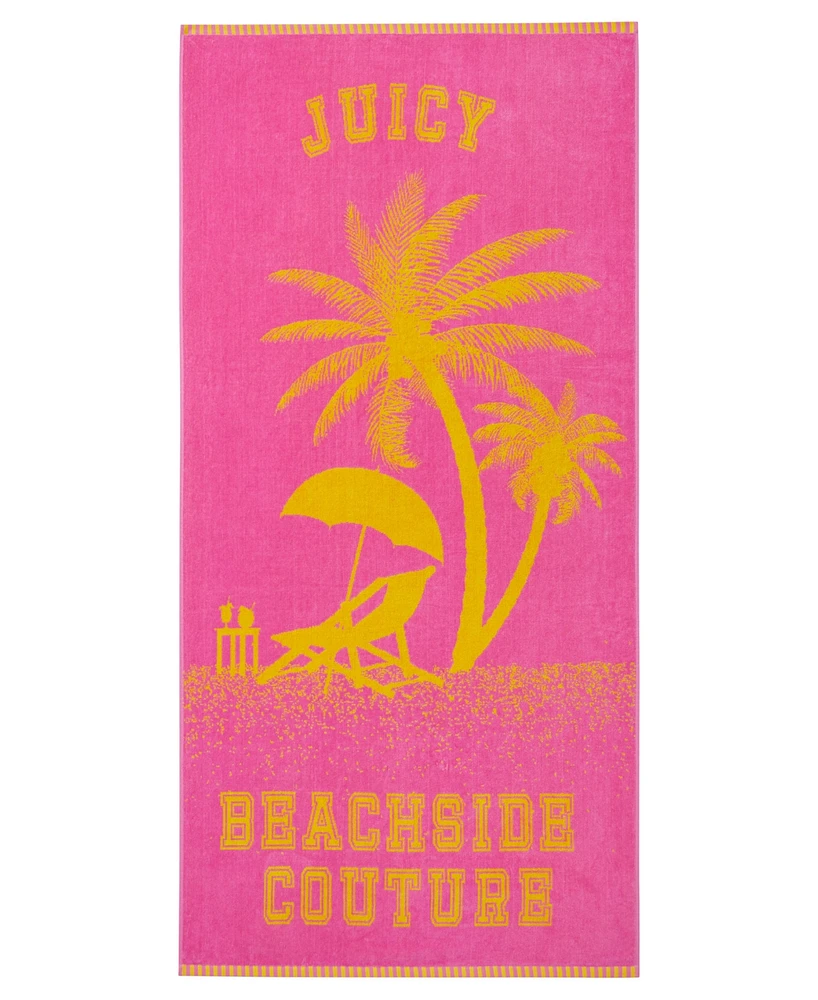 Juicy Couture Beach Couture Cotton Beach Towel, 36" x 72"