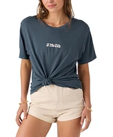 O'Neill Juniors' Island Palms Short-Sleeve Cotton Graphic T-Shirt
