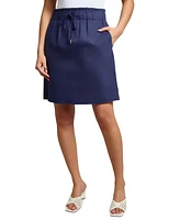 Jones New York Women's Drawstring Mini Skirt
