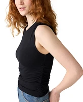 Levi's Premium Women's Crystal Ruched Sleeveless Top