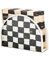 Mackenzie-Childs Courtly Check Enameled Steel Napkin Holder