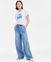On 34th Women's Cuffed Dolman-Sleeve Mon Cheri T-Shirt, Exclusively at Macy's
