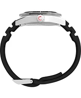 Timex Men's Analog Rubber Strap Watch