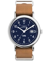 Timex Men's Analog Leather Strap Watch