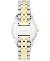 Timex Women's Analog Two-Tone Stainless Steel Watch, 36mm