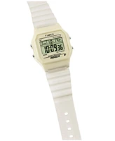 Timex Unisex Digital Yellow Resin Strap Watch, 34mm