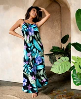 Linea Donatella Women's Rachidah Floral Maxi Nightgown