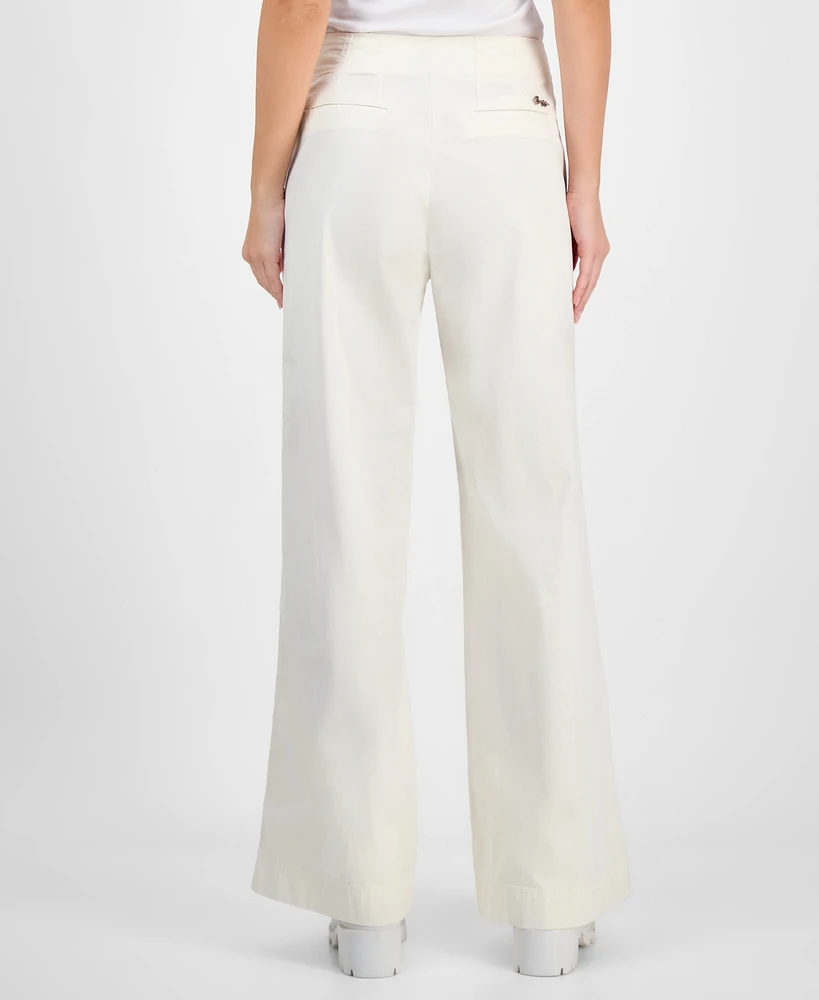 Boss Orange Women's High-Rise Wide-Leg Pants