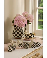 Mackenzie-Childs Courtly Check Ceramic Portly Pitcher