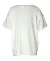 Univibe Big Boys Stewart Embossed Short Sleeve Crew T-Shirt