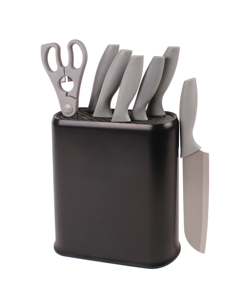 BergHOFF Leo 8-Piece Kitchen Knife Set with Universal Block