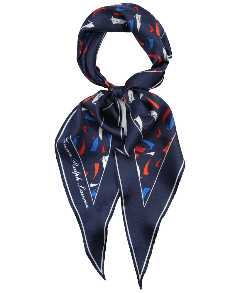 Lauren Ralph Small Sails Diamond Scarf