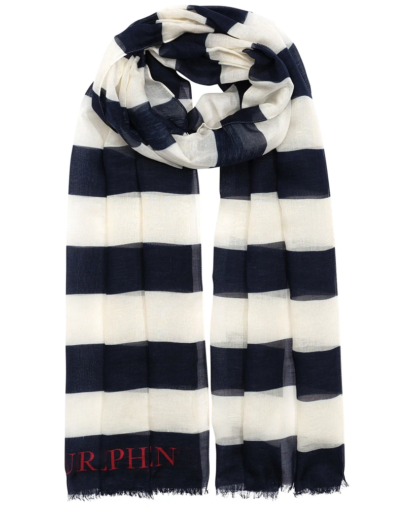 Lauren Ralph Stripe Logo Wrap