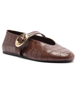 Arezzo Women's Erica Round Toe Ballet Flats