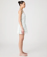 French Connection Women's Anna Fleur Ruched Minidress