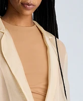 Kenneth Cole Women's Organza Boyfriend Blazer
