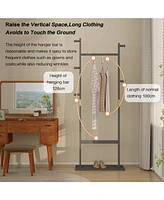 Athenian Grey Coat Rack: Solid Wood, Easy Assembly, Ideal for Entryway or Bedroom