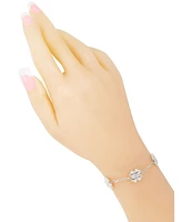 Devata Five Clover Heart Chain Bracelet , 7.0 in adj to 8.0 in
