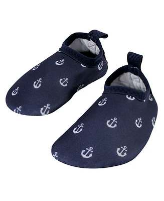 Hudson Baby Boys Water Shoes for Sports, Yoga, Beach and Outdoors, Anchor, 18-24M/6-7