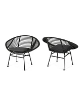 Modern Outdoor Basket Chair Set - Relax in Style