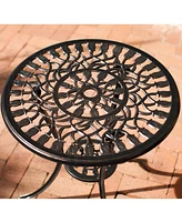Copper Tulip Bistro Set - Table & 2 Chairs